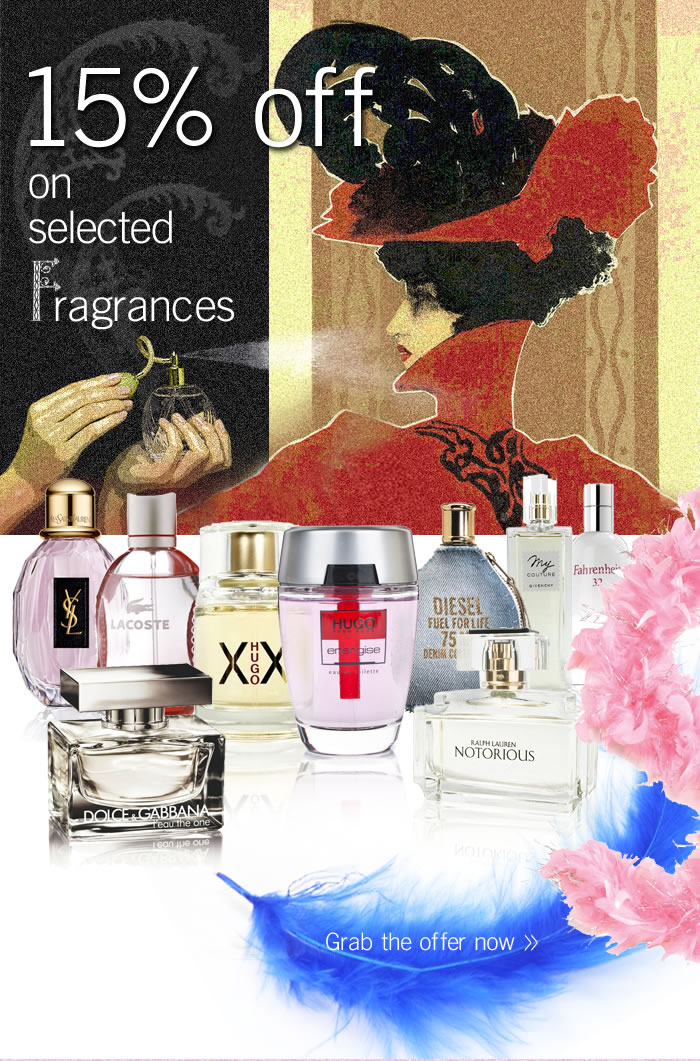 Flash sale! | 15% off on selected fragrances from eChemist only. 